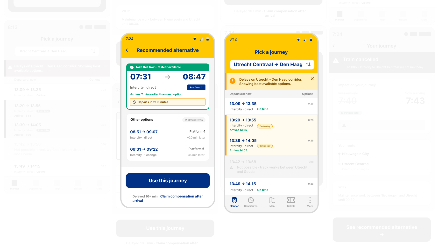 Clear Path NS train app redesign