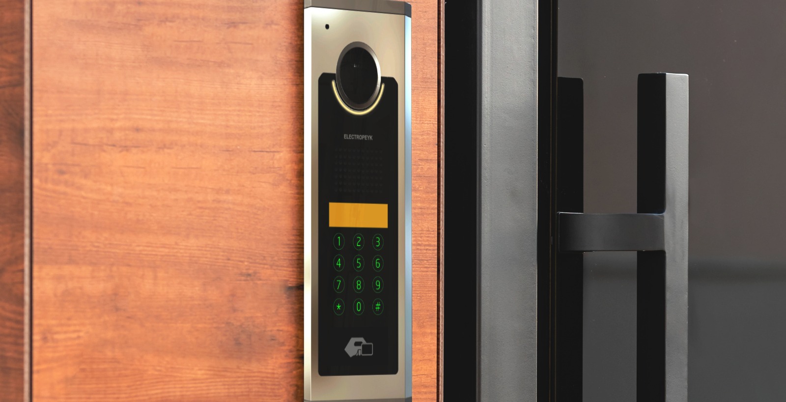 Coding, coded video door panel system